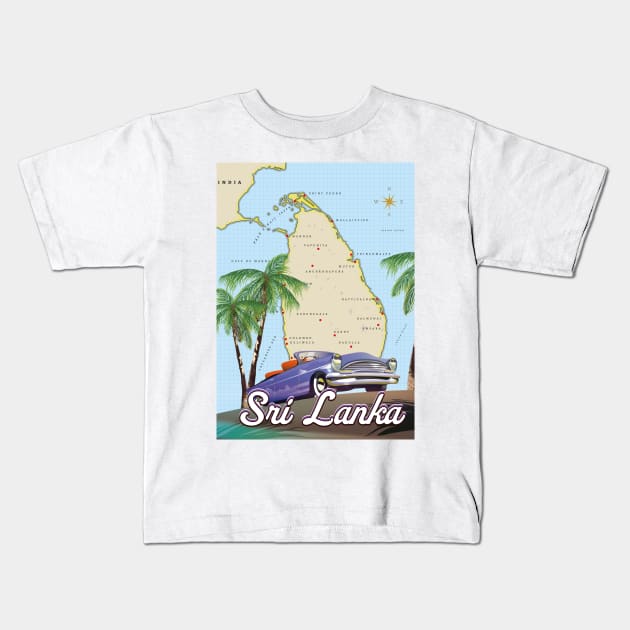 Sri Lanka Kids T-Shirt by nickemporium1